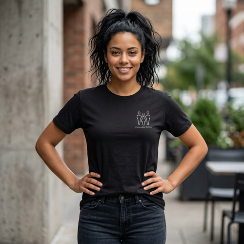 Comunidad Latina Embroidered Logo Tee